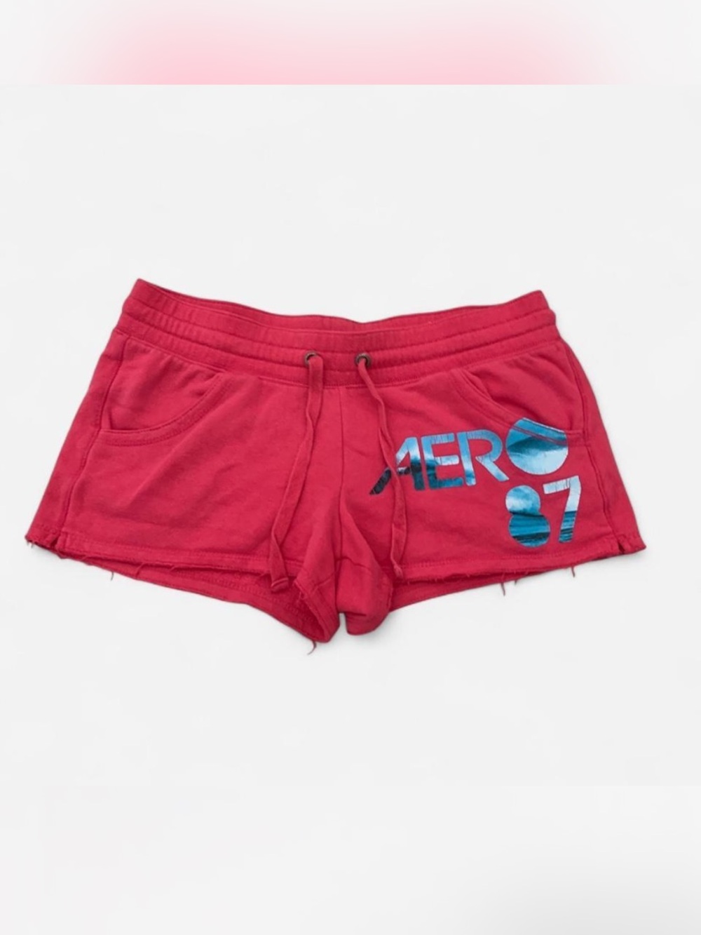 Aeropostale Pink Logo Athletic Shorts